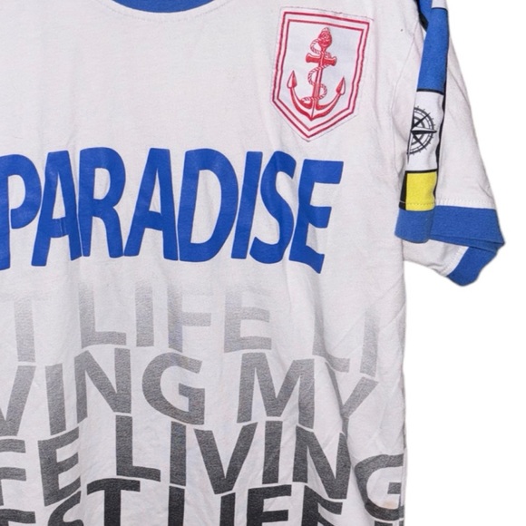 One Color One Nation Paradise Ringer Tee - Picture 6 of 16